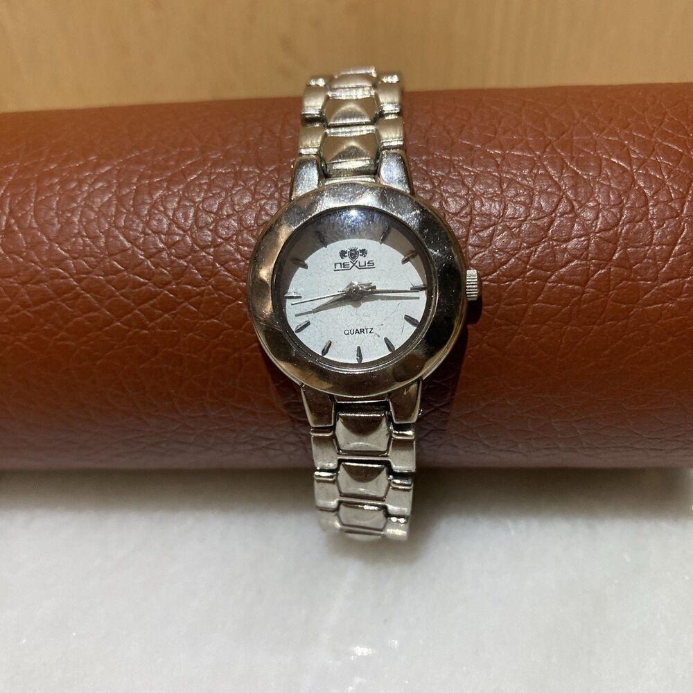 Nexus Womans Watch N111L Japan Movt Quartz Stainless Steel New Battery